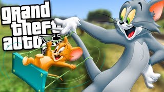 TOM AND JERRY BECOME FRIENDS MOD GTA 5 Mods Gameplay [upl. by Ocana]