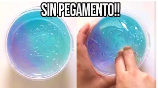 HAZ SLIME CON 1 INGREDIENTE💦 Probando Recetas SIN Pegamento [upl. by Haniraz496]