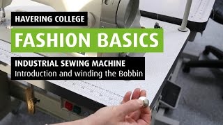 HOW TO Wind a bobbin on an Industrial Sewing Machine [upl. by Cassi]