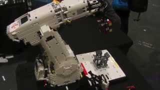 Brick2014 EV3 6Axis Robot Arm [upl. by Shreve]