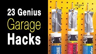 23 Garage Storage amp Organization Hacks [upl. by Novyart]